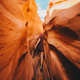 “Slender Slots.” One of the narrow slot canyons in Escalante National Monument.